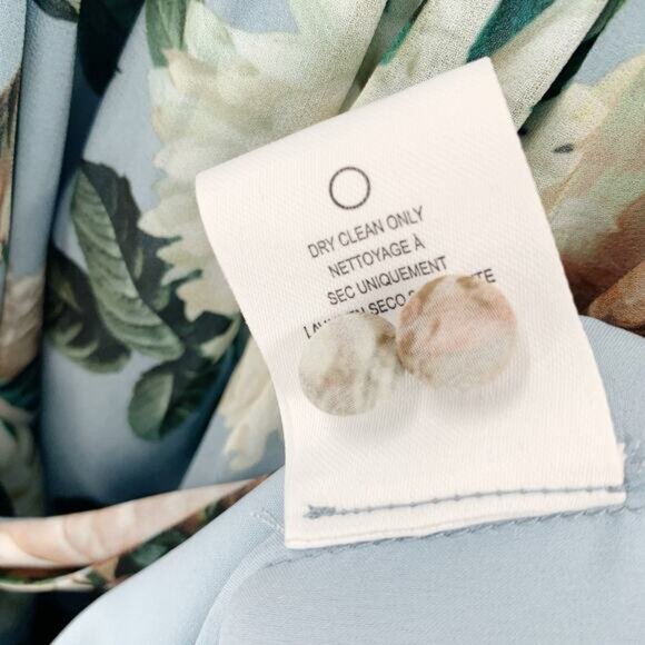 NWT SACHIN + BABI Dress Blair Ice Blue Garden Casual Floral Maxi - Picture 7 of 11